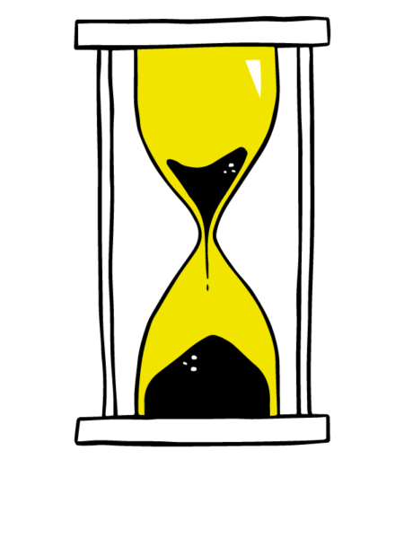 Hourglass graphic