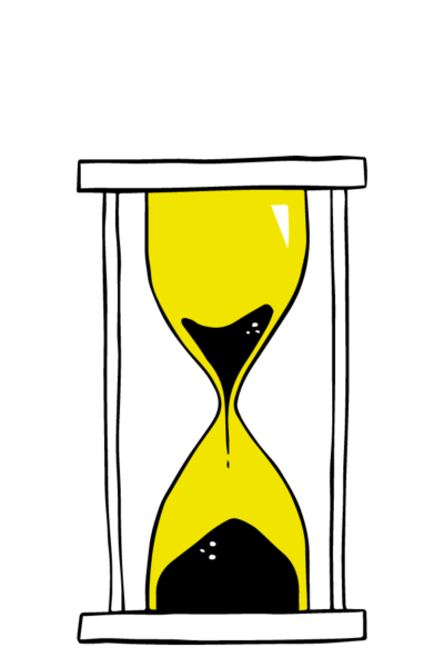 Hourglass graphic