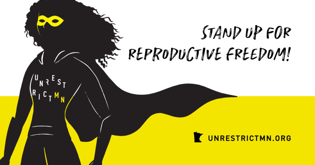 Stand Up for Reproductive Freedom Social Graphic