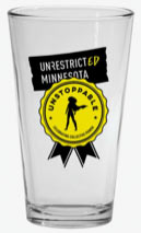 UnRestricted Minnesota - Unstoppable Pint Glass